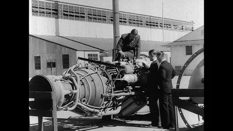 1946-V2 / Rocket Test / USA / 1946 Video stock 77884598