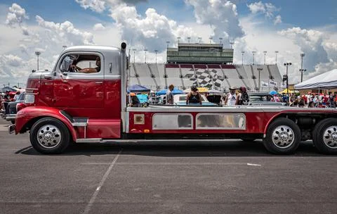 1947 Dodge COE Stake Bed Truck Stock Photos