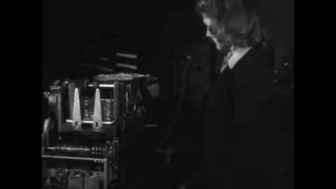 1947-Electronic Numerical Integrator and Computer / Computer Technology / USA / Stock Footage