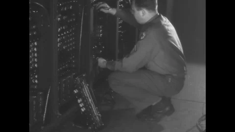 1947-Electronic Numerical Integrator and Computer / Computer Technology / USA / Stock Footage