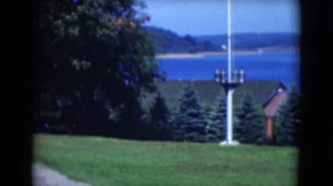 1947: garden is seen MIDDLETOWN Stock Footage