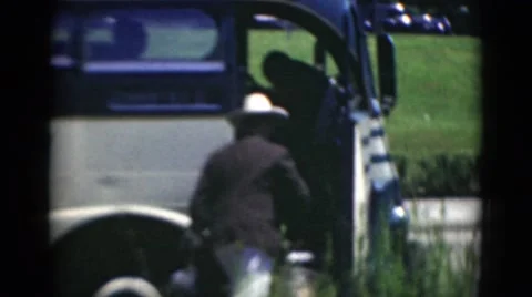 1947: outdoor scene MIDDLETOWN Stock Footage