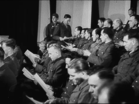 1947-Trial of War Criminals / Postwar Period / Germany / 1947 Stock Footage 77883239