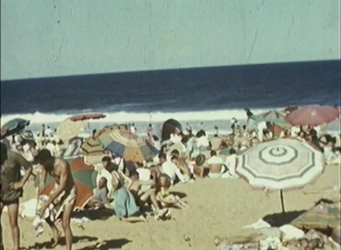 (1948) Day at the Beach, Australia Stock-Footage 153469748