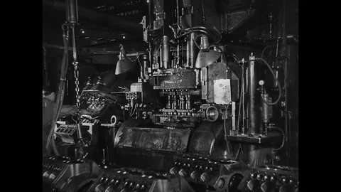 1948-Ford Plant / France / 1948 Stock Footage
