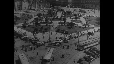 1948-Ford Plant / Mexico / 1948 Stock Footage