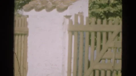 1948: part of the house DENMARK Stock Footage