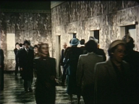 1949-Elevator / USA / 1940-1959 Stock Footage 77865947