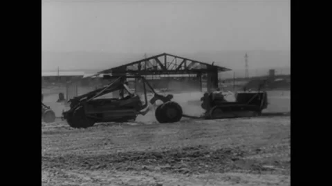 1949 - With Marshall Plan dollars and NATO's protection, European countries Stock Footage 214335778