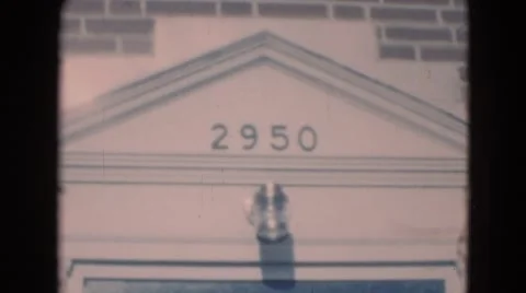 1949: residential area is seen MIDDLETOWN Stock Footage