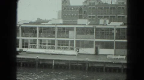 1949: water area is seen VENICE, ITALY Stock Footage