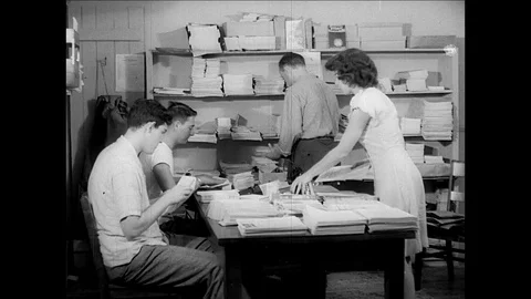1950-Atomic Energy / Information / USA / 1945 - 1950 Stock Footage