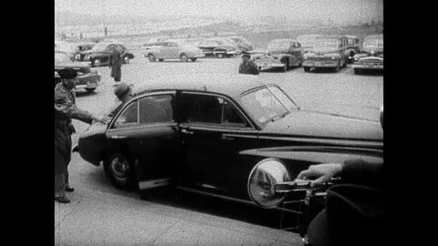 1950-Dwight D. Eisenhower / USA / 1942 - 1951 Stock Footage 77986913