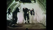 1950S- Astronauts Practice Moving Around In A Zero Gravity Chamber. Stock Footage