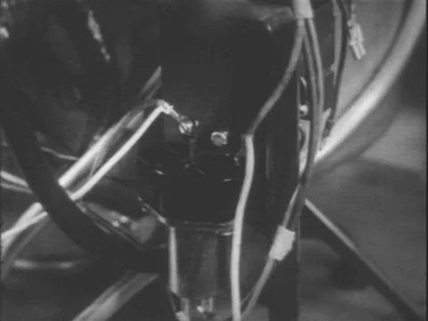 1950s - The automatic tea machines developed at the Food Machinery and Chemical Stock Footage 82938373