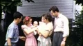 1950s Baby Boom COUPLES With New Babies Holding Kids Vintage Film Old Home Movie HD Footage
