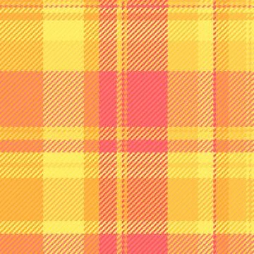 1950s check textile pattern, twill texture tartan vector. Good fabric plaid.. Stock Illustration