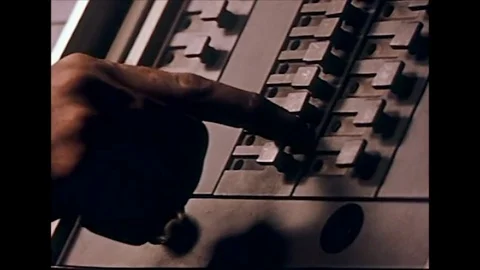 1950s Computer Radar Cold War Computing US Missile Defense Vintage Film Movie Vidéo 122611967