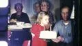 1950s Cute GIRL Blowing Out BIRTHDAY CAKE Candles Vintage Film Home Movie HD Footage