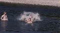 1950s Father and Sons Dad Boys Play at The Summer Beach Vintage Film Home Movie HD Footage
