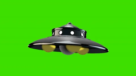 1950s Flying Saucer Vídeo Stock 35499356