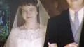1950s Just Married! Bride and Groom Leaving Church Wed Vintage Film Home Movie HD Footage