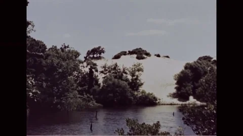 1950s - Rowan Oak Island, North Carolina... | Stock Video | Pond5