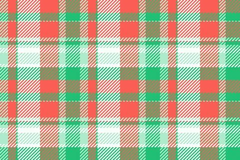 1950s seamless background texture, small vector tartan pattern. Us plaid ch.. Stockillustratie