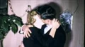 1950s Shy Young Couple Kissing TRUE LOVE Big Long Kiss Vintage Film Home Movie HD Footage