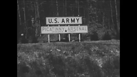 1950s - Solid rocket fuel is developed at the Picatinny Arsenal and the Stock Footage 86407705