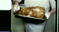 1950s THANKSGIVING Woman Oven Baked Turkey Ready Family Vintage Film Home Movie HD Footage