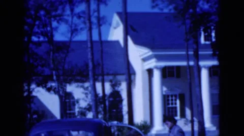 1951: residential area is seen FLORIDA Stock Footage