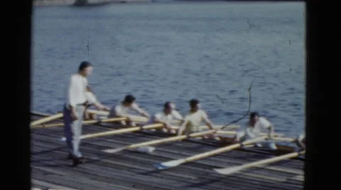 1951: water area is seen DANVILLE, ILLINOIS Stock Footage
