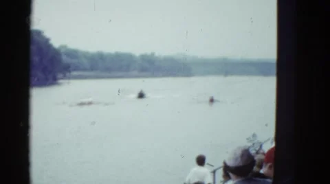 1951: water area is seen DANVILLE, ILLINOIS Stock Footage