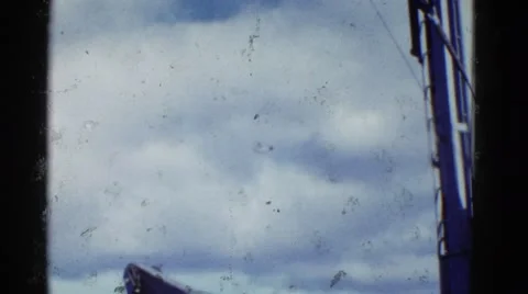 1952: a cloud scene SAN FRANCISCO, CALIFORNIA Stock Footage