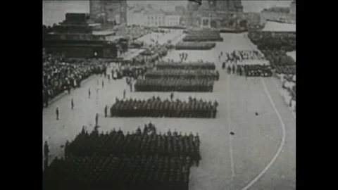1952 - the Cold War conflict and Communism. Communists ally with Nazis in World 스톡 동영상 100853683