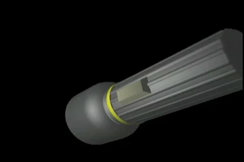 1952 flash light flare Stock Footage 822252