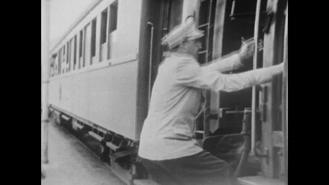 1952-Orient Express / Railway Ride / Europe / 1952 Stock Footage