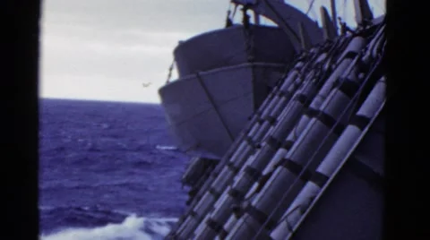 1952: a ship is seen SAN FRANCISCO, CALIFORNIA Stock Footage