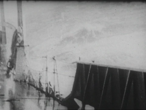 1952-Ship / Shipwreck / Catastrophe / 1910-1959 Stock Footage