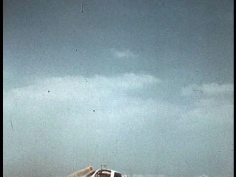 In 1953, the function of a helicopter is explained as compared to traditionalƒ 스톡 동영상 75311466