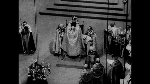 1953-Queen Elizabeth II / Coronation / London / 1953 Stock Footage