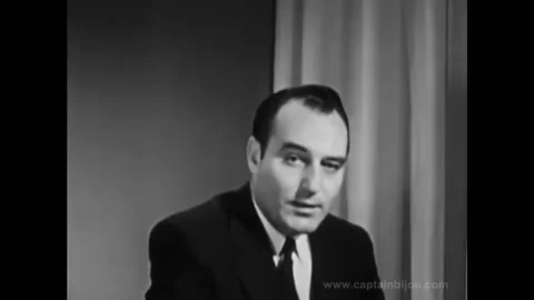 1955 - A comic book artist explains how the horror genre grew out of more Stock Footage 246363315