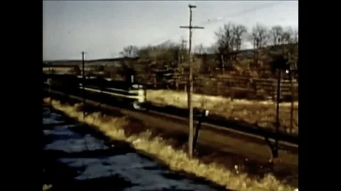 1955 - The different kinds of sleeping accommodations available on a passenger Stock Footage 84331906