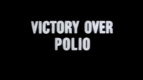 1955 Dr. Jonas Salk Discovers Polio Cure Stock Footage 77805965