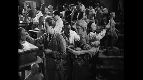1955-Wiedergeburt einer Nation / Postwar Period / Germany / 1945 - 1955 Stock Footage