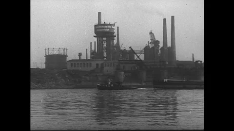 1955-Wiedergeburt einer Nation / Postwar Period / Germany / 1949 - 1955 Stock Footage 77908233