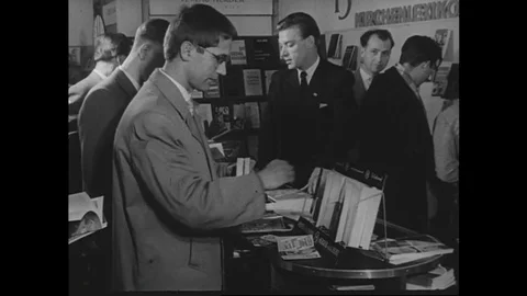 1955-Wiedergeburt einer Nation / Postwar Period / Germany / 1949 - 1955 Stock Footage
