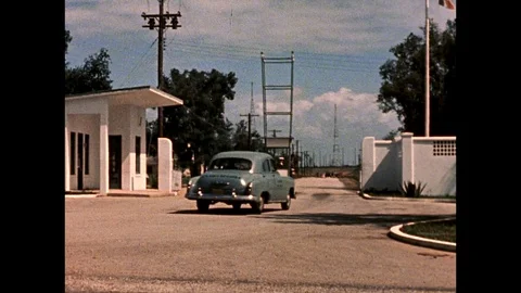 1956-Air Force Base / Sidi Yahia / Morocco / 1956 Stock Footage