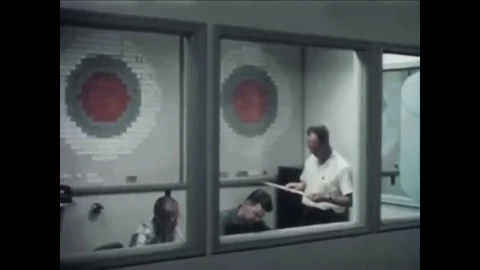 1956 - Diagrams are devised for the Zero Power Reactor III. Stock Footage 94258086